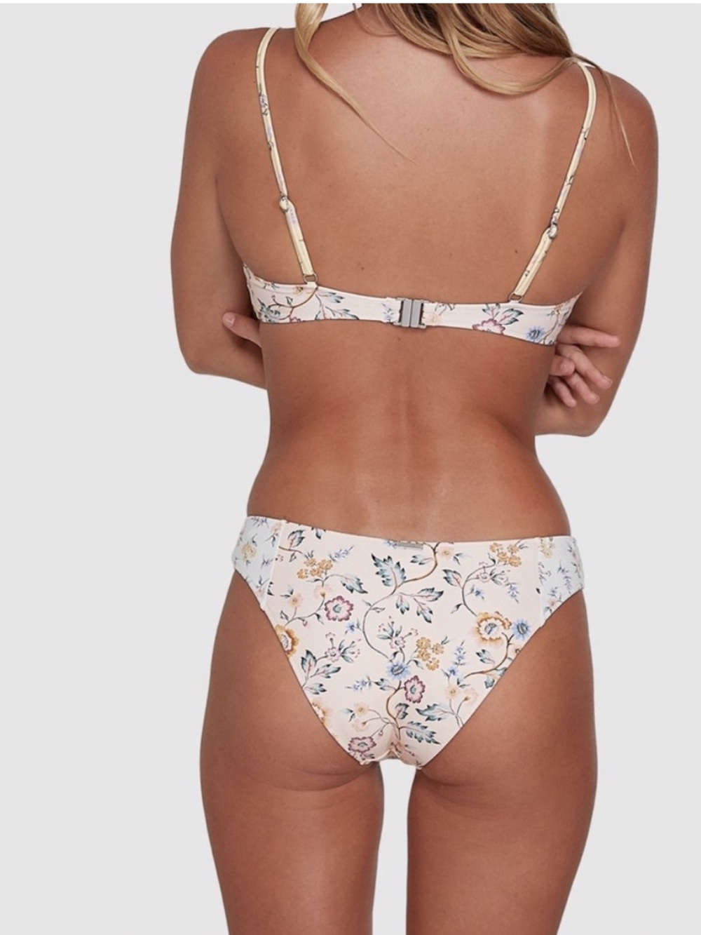 Billabong Floral This Gypsy Dainty Gigi Bralette Bikini Top | Bondi Bottom - Picture 5 of 16